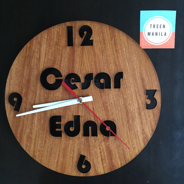 Solid Cut Clock