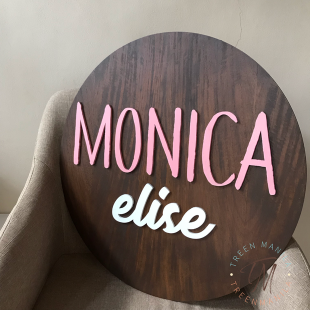 3D Personalized Name Sign