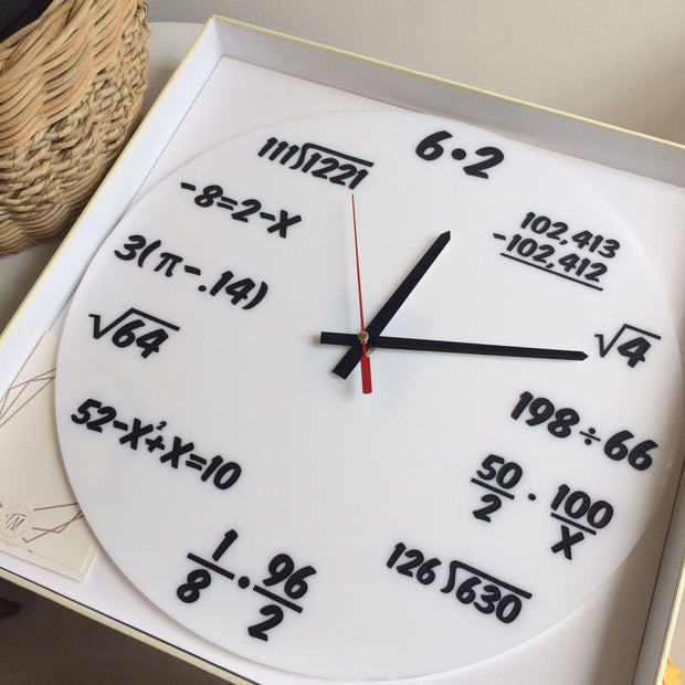 Equation Clock